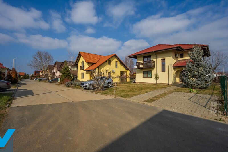 Paradisul Verde Corbeanca, vila P+1 de inchiriat, teren 613 mp.