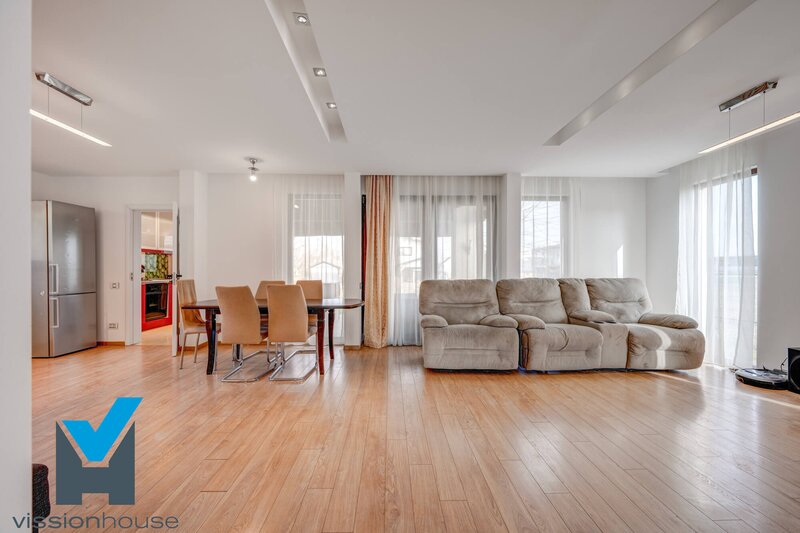 Paradisul Verde Corbeanca, vila P+1 de inchiriat, teren 613 mp.