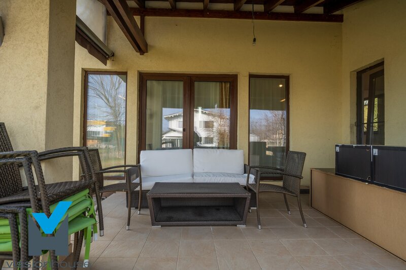 Paradisul Verde Corbeanca, vila P+1 de inchiriat, teren 613 mp.